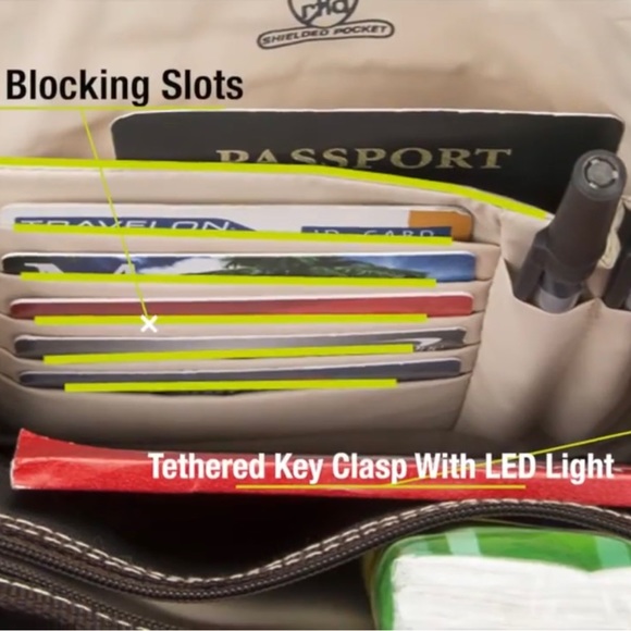 $110 EUC Black Travelon UNISEX Anti Theft Classic Plus Sling Backpack Bag UNISEX - Picture 3 of 13